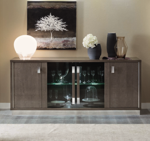 Буфет-витрина PLATINUM Slim 4-дверная Буфет-витрина PLATINUM Slim 4-дверная