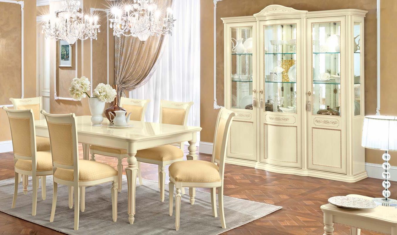 мебель для столовой гостиной в классическом стиле