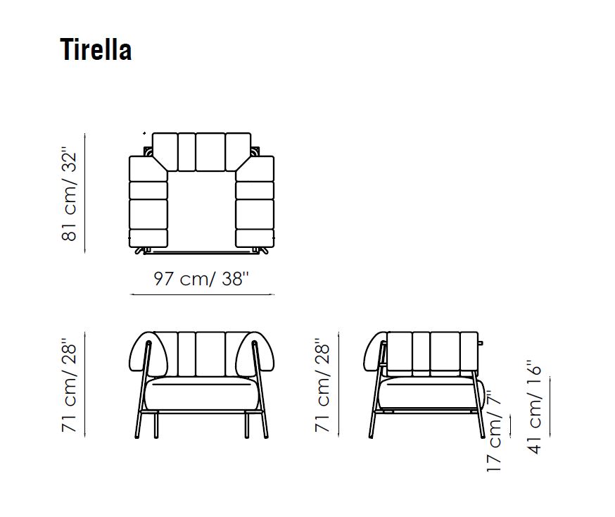 Кресло Tirella