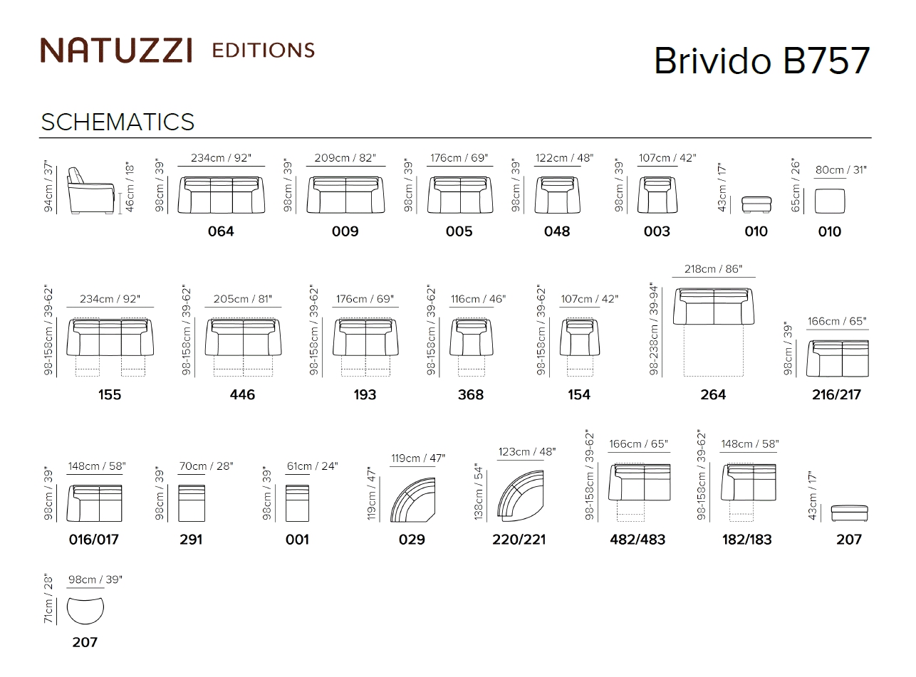 Диван Brivido B757