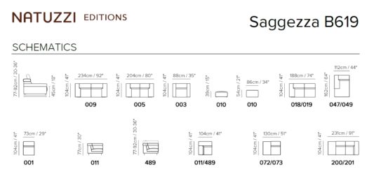 Модульный диван Saggezza B619 фото 2