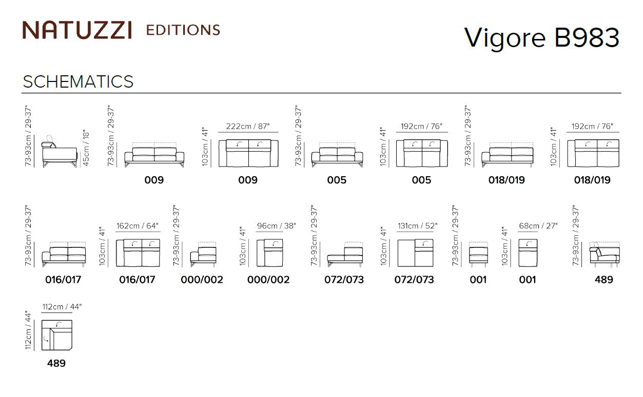 Модульный диван Vigore B983