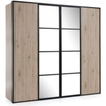 Шкаф 4-дверный Glassloft